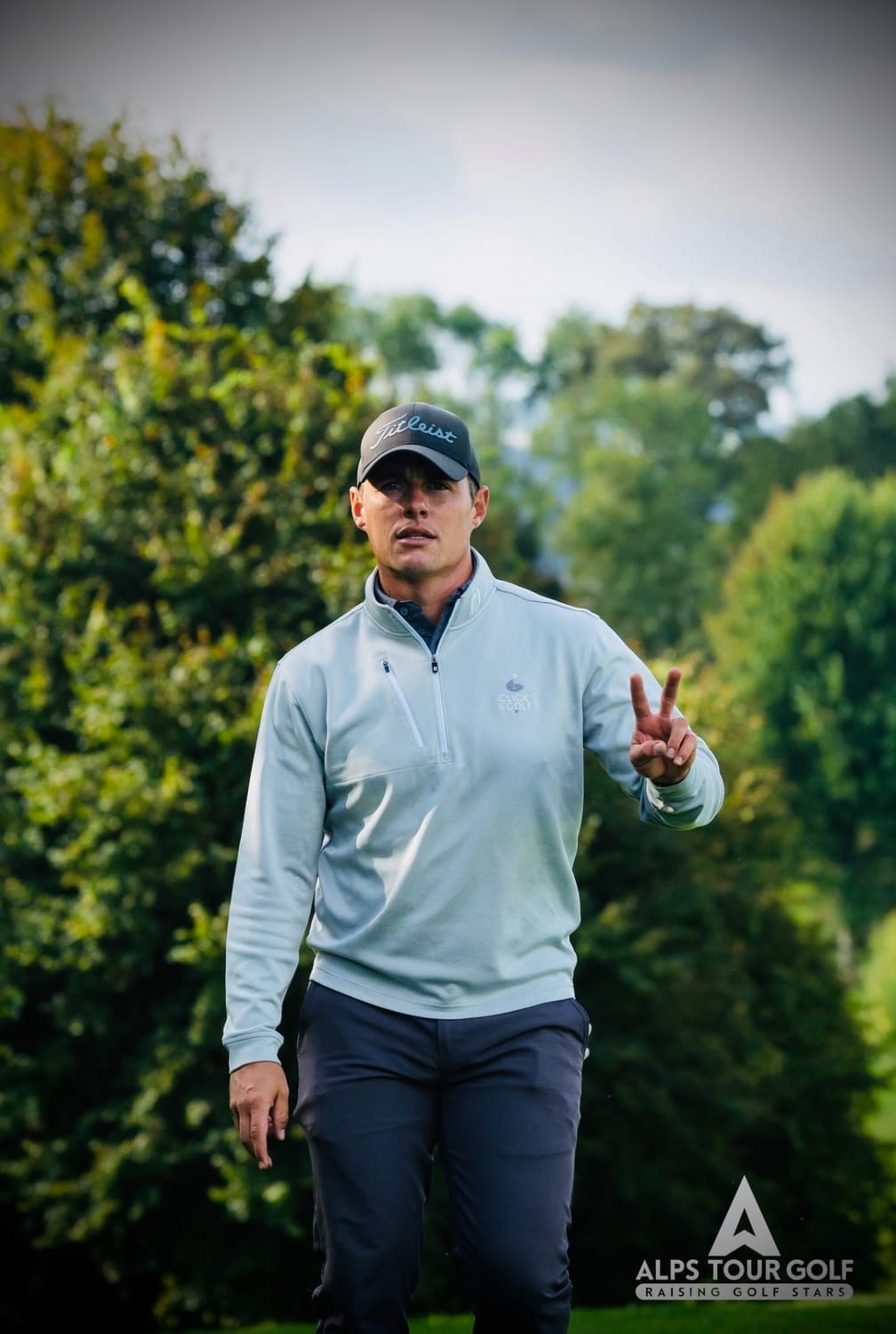 Mathieu Lamote en compétition sur l'Alps Tour